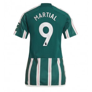 Manchester United Anthony Martial #9 Udebanetrøje Dame 2023-24 Kort ærmer